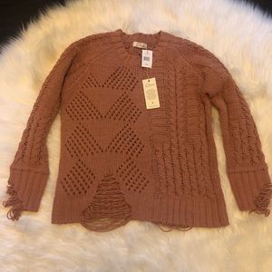 Elan Distressed Sweater